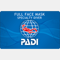 PADI  Full Face Mask Diver Course 